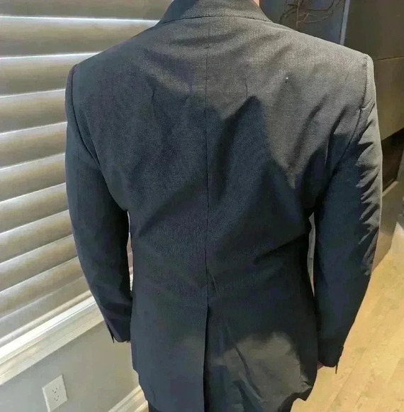 Dolce & Gabbana Tailored Fit WoolSilk Cotton Mix Navy Blazer - size 40R US BNWT - Picture 3 of 10